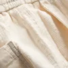 Shorts met textuur en trekkoord