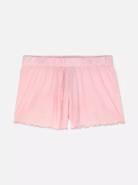 Shorts van jersey met slingerrand