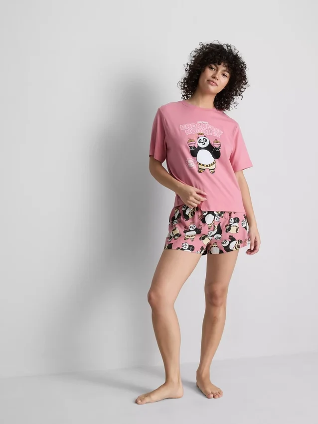 Shorty-pyjama met Kung Fu Panda-personage