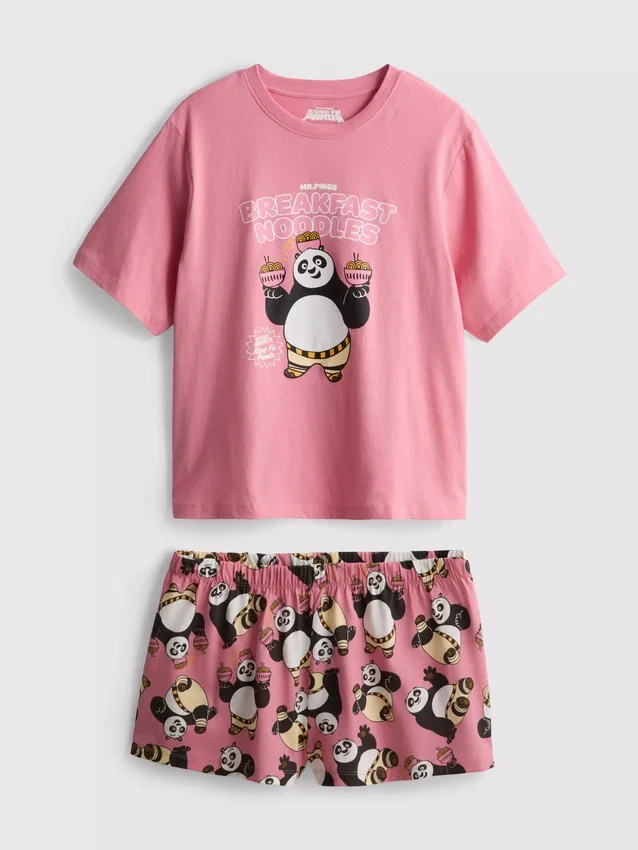 Shorty-pyjama met Kung Fu Panda-personage