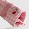 Sieradenzakje met gingham-patroon