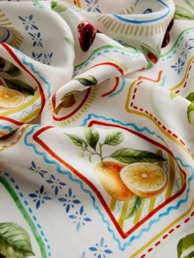 Sjaal met vlinderprint