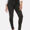 Skinny jeans met hoge taille