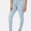 Skinny jeans met hoge taille