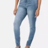 Skinny jeans met hoge taille