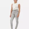 Skinny jeans met hoge taille
