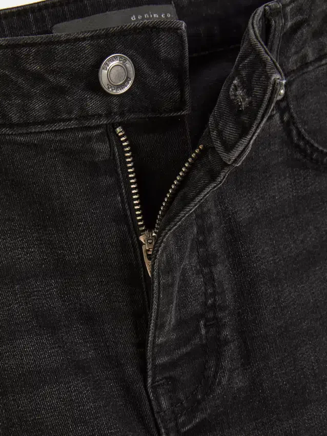 Skinny jeans met hoge taille