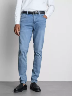 Skinny jeans met middelhoge taille