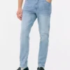 Skinny jeans met middelhoge taille