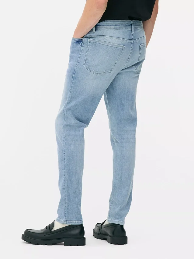 Skinny jeans met middelhoge taille