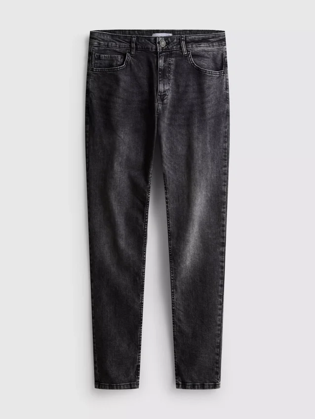 Skinny jeans met middelhoge taille