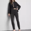 Skinny jeans van denim met hoog katoengehalte