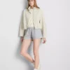 Skinny jersey-short met hoog katoengehalte
