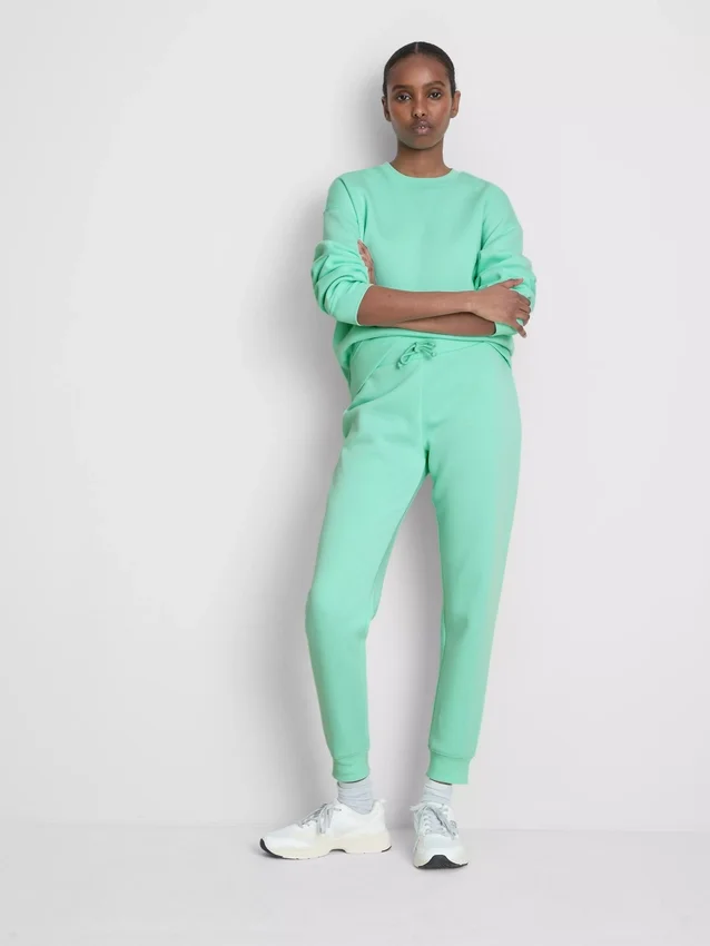 Skinny joggingbroeken met omgeslagen pijpen