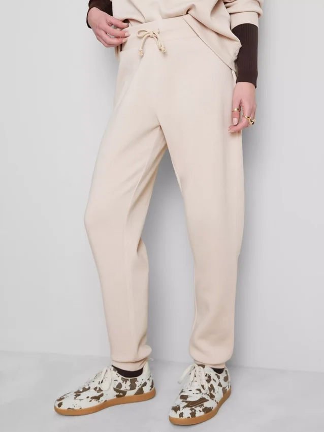 Skinny joggingbroeken met omgeslagen pijpen