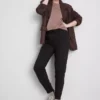 Skinny joggingbroeken van katoenmix