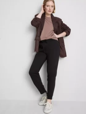 Skinny joggingbroeken van katoenmix