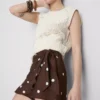 Skort met stippen
