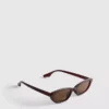 Slanke cat-eye zonnebril