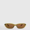 Slanke cat-eye zonnebril