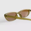 Slanke cat-eye zonnebril