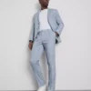 Slim fit broek met dobby-textuur