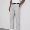 Slim fit broek met dobby-textuur