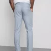 Slim fit broek met dobby-textuur