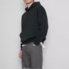 Slim-fit denimshort met middelhoge taille