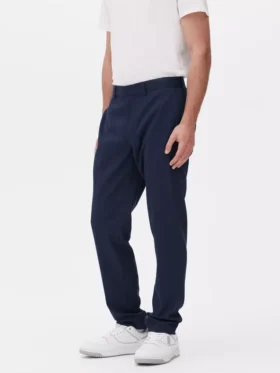 Slim fit formele broek van twill