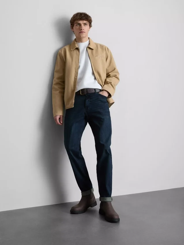Slim fit-jeans met middelhoge taille