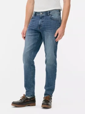 Slim fit-jeans met middelhoge taille