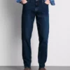 Slim fit-jeans met middelhoge taille