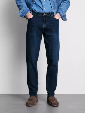 Slim fit-jeans met middelhoge taille