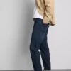 Slim fit-jeans met middelhoge taille