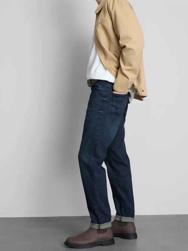 Slim fit-jeans met middelhoge taille