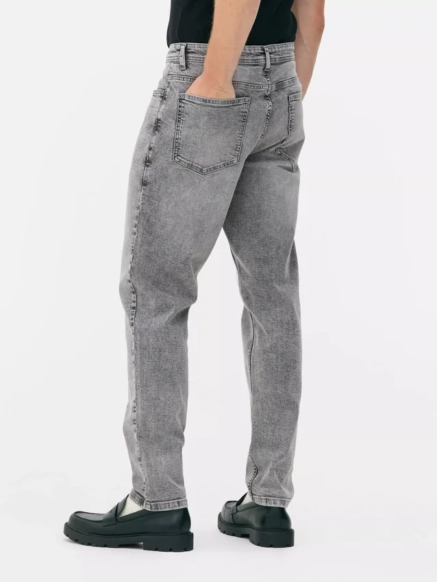 Slim fit-jeans met middelhoge taille