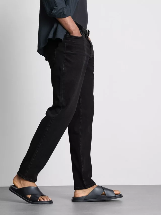 Slim fit-jeans met middelhoge taille