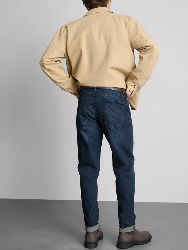Slim fit-jeans met middelhoge taille