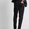 Slim fit-jeans met middelhoge taille