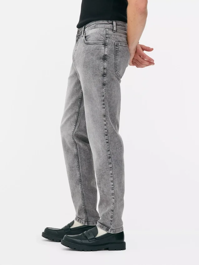 Slim fit-jeans met middelhoge taille
