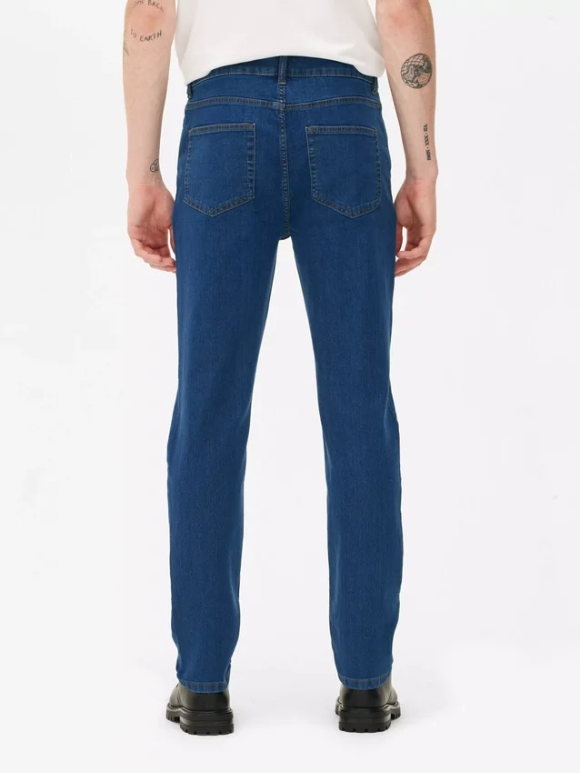 Slim fit-jeans met middelhoge taille