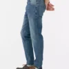 Slim fit-jeans met middelhoge taille