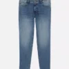 Slim fit-jeans met middelhoge taille