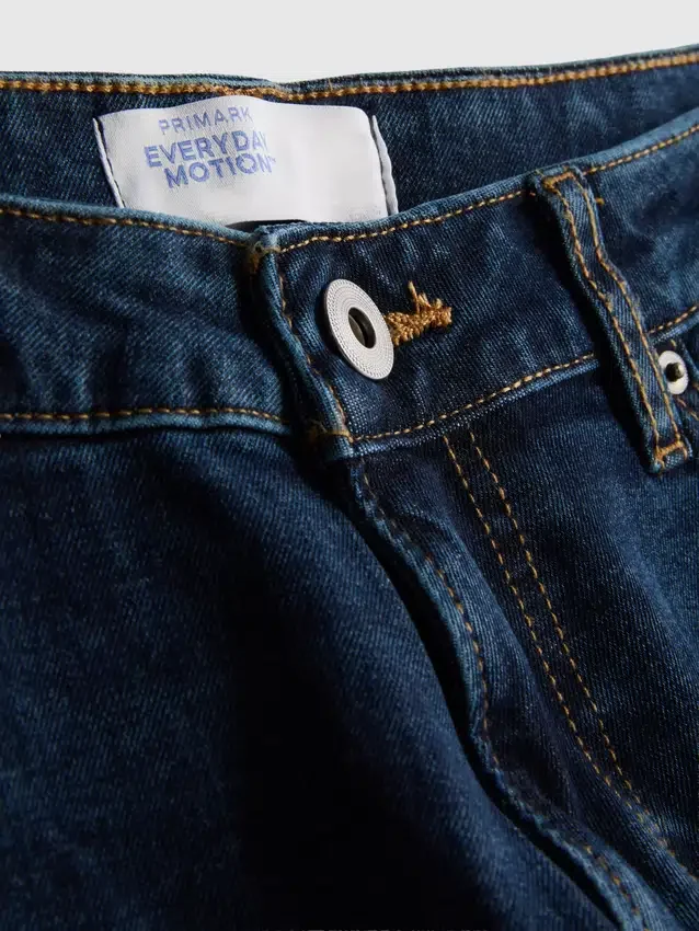Slim fit-jeans met middelhoge taille