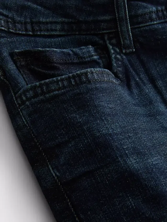 Slim fit-jeans met middelhoge taille