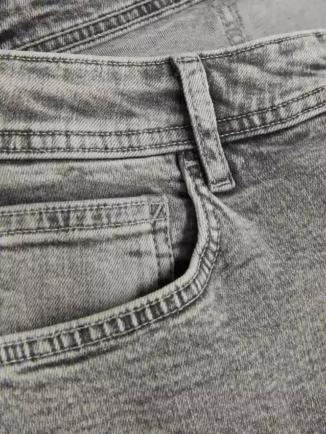 Slim fit-jeans met middelhoge taille