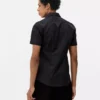 Slim fit shirt met korte mouwen