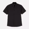 Slim fit shirt met korte mouwen