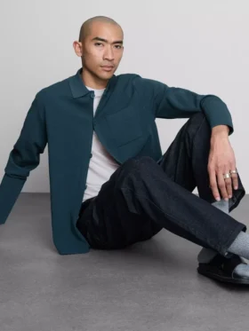 Slim-fit stretch T-shirt met korte mouwen